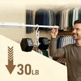 thumbnail image 2 of Usloyux Wall Mounted Wardrobe Organizer, Sliding Out Closet Organizer Extendable Hanger Pole, Space-Saving Closet Storage Solution, Over Door Hanging Rod for Bedroom Closet Hallway Entryway, 2 of 7