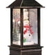 thumbnail image 3 of Linterna de luz nocturna luminosa Yotijar Glitter Swirl Adorno Navideño Monigote de nieve, 3 of 7