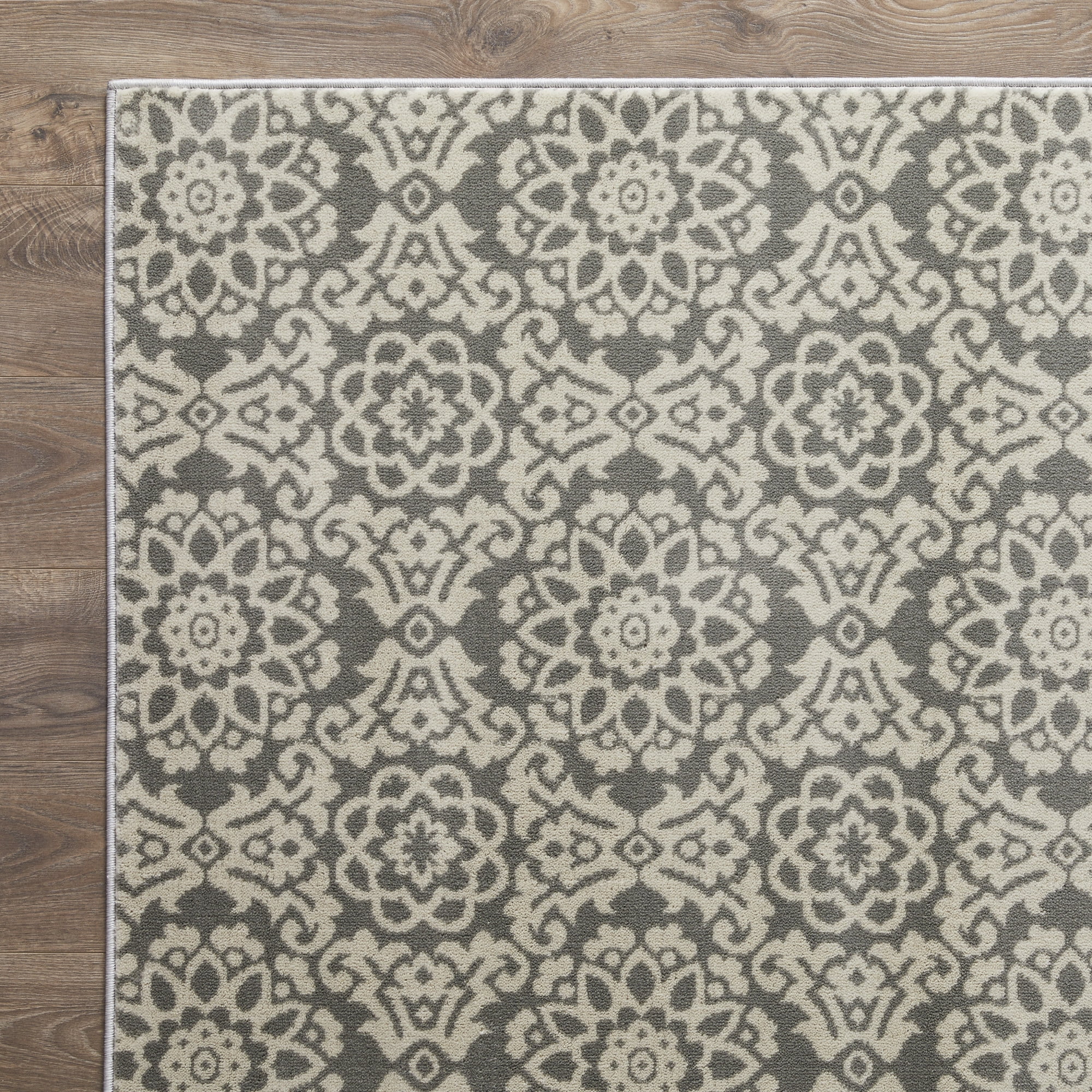 Loomaknoti Celena Alizia 9' x 12' Beige Floral Indoor Polypropylene Area rug