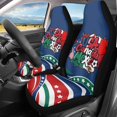 thumbnail image 4 of XYZCANDO USA Canada Mexico Car Seat Covers 2 Pcs Automobile Front Seat Covers for Men Protection Interior Accessories Compatible with Most Cars SUV and Sedan, 4 of 7