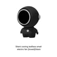 thumbnail image 3 of Matsuzay Ventilador de plástico para colgar en el cuello de astronauta, pequeño, Adorable, recargable, de bajo ruido, para acampar, Electrodomésticos Negro, 3 of 6