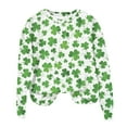 thumbnail image 2 of xixinqiwan Women St Patrick's Day Sweatshirt,Womens Shamrock Lucky Sweater Casual Irish Long Sleeve Graphic Tops Pullovers, 2 of 6