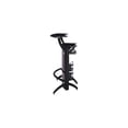 thumbnail image 6 of Modern Home Bar ' 2-Shelf Acrylic & Tempered Glass ' Black Metal Frame, 6 of 6