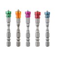 thumbnail image 1 of 5Pcs Single Color Single Head Cross Screwdriver Bit Cemented Carbide Magnetic Electric Screwdriver Bit 5 Color, 1 of 4