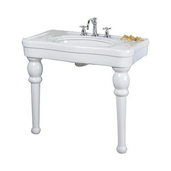 Barclay PGPLP-B Versailles Console Leg White