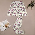thumbnail image 3 of Hello Kitty Long Sleeve Top And Pants 2 Piece Pajama Set, 3 of 8