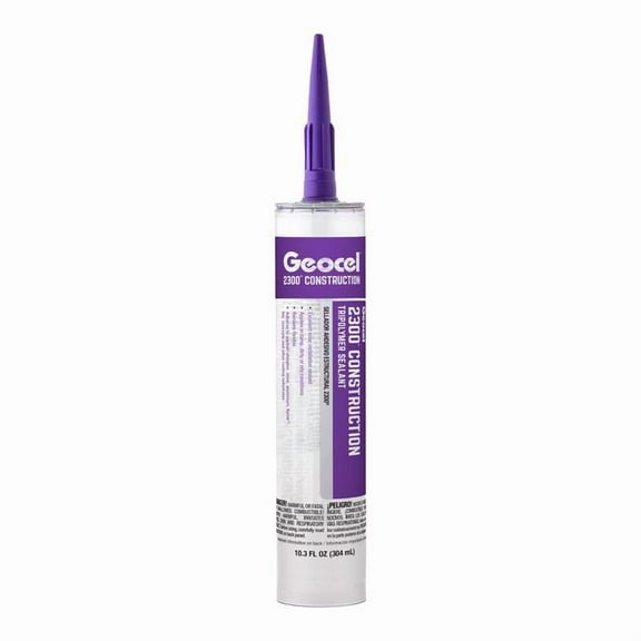 Geocel 2300 Construction Tripolymer Elastomeric Sealant - Clear - 10.3 oz
