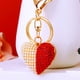 thumbnail image 4 of Llavero de corazón melocotón | Colgante de regalo de San Valentín | Lindo Charm de Hierro para Mochila, Bolso de Hombro, Teléfono | Accesorio decorativo | Rojo Azul Rosa Blanco | 9x4cm | 1 paquete, 4 of 6