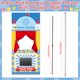 thumbnail image 2 of Disco de teatro de marionetas Doorway, 78 x 170 cm, plegable, azul y rojo, 2 of 7