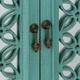 thumbnail image 4 of Liberty Furniture Industies, INC Kensington 4 Door Accent Cabinet in Turquoise w/ Worn Wood Tone Top, 4 of 9