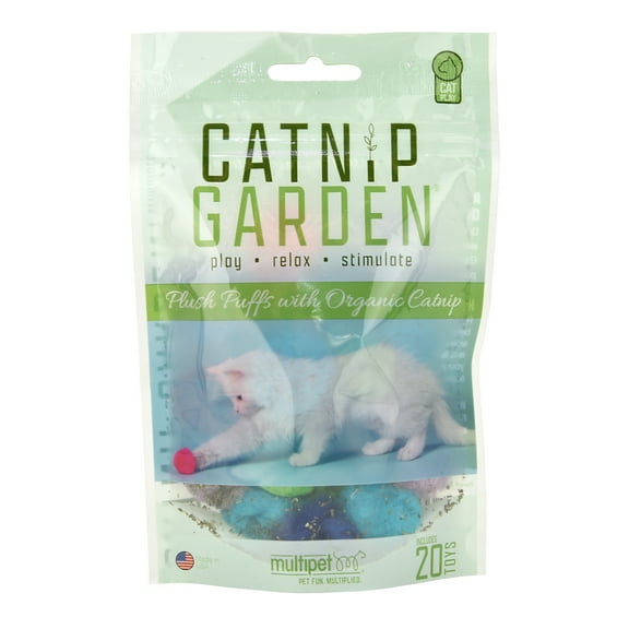 Multipet Catnip Garden Catnip Puffs for Cats