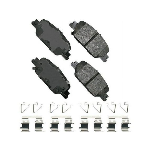 Rear Brake Pad Set - Compatible with 2017 - 2021 Honda CR-V 2018 2019 2020