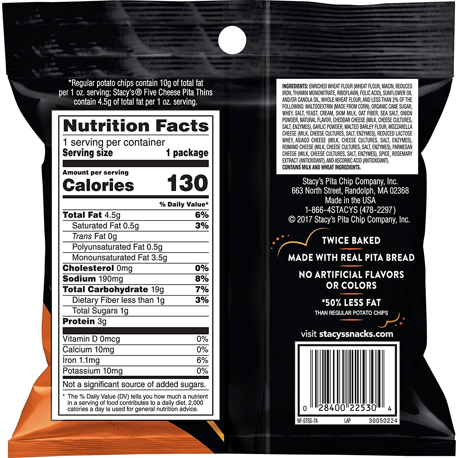 365 Pita Chips Nutrition Facts Blog Dandk
