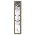 thumbnail image 2 of ArtToFrames 9" x 51" Aged White Gold Picture Frame, 9x51 inch Silver Wood Poster Frame (WOM-2036),  Pack, 2 of 7