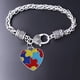 thumbnail image 3 of Pulsera Charm Esmalte Colorido Pequeño Conciencia Puzzle Puzzle Pulseras, 3 of 5