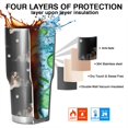 thumbnail image 7 of 30oz Australian Shepherd Dog and Footprints Tumblers Stainless Steel Tumbler with Lid and Straw,Vacuum Insulated Double Wall Travel Tumbler Cups Mug with Cleaning Brush for Coffee,Tea, 7 of 7