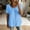 Light Blue1, variant on Kojanyu Women's Cotton Linen Short Sleeve T-Shirts Casual Loose Round Neck Summer Tops 2026, S-XXL