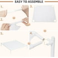 thumbnail image 6 of Sweater Drying Rack, Mesh Clothes Drying Rack, Stackable Laundry Drying Rack, Lay Flat Dryer for Delicates, Portable Dry Rack for Indoor or Outdoor, White, 1-Pack, 6 of 7