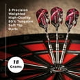 thumbnail image 6 of Viper Grim Reaper 80% Tungsten Soft Tip Dart Set, Grooved, 18 Grams, 6 of 6