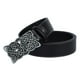 thumbnail image 1 of 1 Stuk Vintage Geweven Western Cowboy Leren Riem Met Rechthoekige Keltische Rectángulo Yuyangstore Western Cowboy Belt, 1 of 8