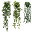thumbnail image 1 of Artigreen 3 Piezas de Plantas Artificiales Colgantes en Maceta,Eucalipto Mandala Enredadera en Maceta,Planta de Hiedra Falsa Enredadera Planta de Pl&aacute;stico para el Hogar Oficina Dormitorio D, 1 of 7