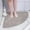 Khaki, variant on Non Slip Shower Mat with Massage Texture, Quick Dry Bath Tub Safety Mat, 3D Suction Cup Floor Pad, Drainage Holes Fan Shaped Bathroom Mat for Anti Mold