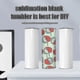 thumbnail image 4 of Sublimation Tumblers 20 Skinny Straight, Stainless Steel Sublimation Banmo, 4 of 5