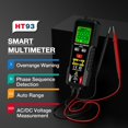 thumbnail image 4 of Ht93 Multi-Function Digital Multimeter Handheld Ncv Detection Smart Multimeter W/ Detection Pen for Probe Measurement, 4 of 9