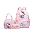 thumbnail image 1 of 3 unids/set Hello Kitty mochila con bolsa de almuerzo para mujeres estudiantes adolescentes mochilas escolares cómodas conjuntos de viaje mochila, 1 of 1
