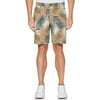 Perry Ellis Men's Cotton Twill Palm Printed Shorts, Elmwood, 34 - NEW