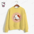 thumbnail image 3 of Hello Kitty Sweat à Capuche Femme Rose Kawaii Imprimé Dessin Animé Harajuku Ample Mode Coréenne Vêtements Féminins, 3 of 7