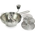 thumbnail image 1 of Wenburg Passing Device I Passing Mill Made Of Stainless Steel, Incl. 3 Sieve Inserts. Dishwasher Safe. Sieve For Straining Fruit And Vegetables (19.5, 1 of 4