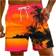 thumbnail image 2 of Njoeus Mens Swim Trunks ,Men's Sports Surfing Tropical Print Boardshort, Men Big & Tall Seaside Vacation Hawaiiian Beach Shorts, Swimming Trunks for Men S-5XL, 2 of 6
