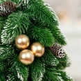 thumbnail image 4 of Mini Potted Christmas Tree with Lights - 18in Desktop Decor for Office/Home (Walmart Exclusive), 4 of 8