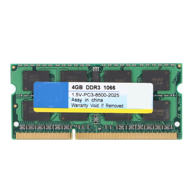 Laptop RAM, PC3-8500 DDR3 RAM 4GB 1.5V 1066Mhz For Notebook Computer For Laptop For Gamer