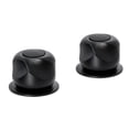 thumbnail image 1 of Juego de Manerales Hidroflud Color Negro Acabado Mate con Chapeton Material Zinc Griferia Convencional, 1 of 1