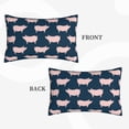 thumbnail image 2 of Lsque Pig 1 Pattern Pillow Case – Soft & Cozy Throw Pillow Cover, Hypoallergenic Cushion Case for Sleeping Women with Envelope Closure-20"x30", 2 of 6