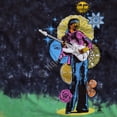 thumbnail image 3 of Jimi Hendrix- Jimi Shrooms Mens Tie Dye T Shirt, 3 of 3