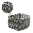 thumbnail image 5 of HAMPPLIES Nordic Style Cotton Rope Basket Square 1Pc 7.1X7.1X5.5In Desktop Organization, 5 of 8