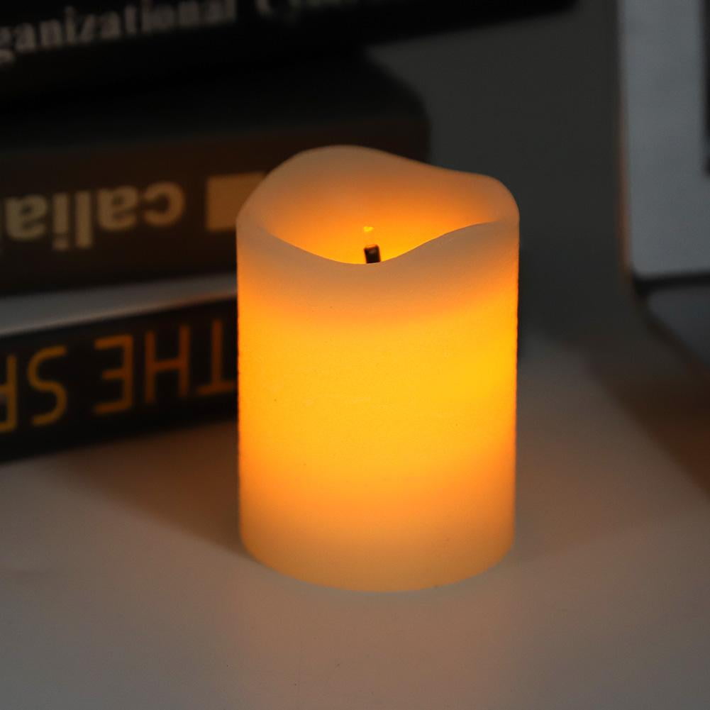 Rdeghly Battery Operated Candle,Candle,6Pcs Candles With Remote Control