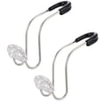 thumbnail image 1 of 2 ganchos para reposacabezas de coche (plateados), accesorios brillantes para coche, colgador de metal para reposacabezas del asiento trasero de General Motors, utilizado para bolsos, carteras, ropa y, 1 of 5