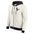 thumbnail image 2 of Men's Darius Rucker Collection by Fanatics Cream Houston Texans Distressed Graphics Full-Zip Hoodie, 2 of 6