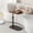 Walnut, variant on LUOLUO C- Shaped Side Table, 360° Rotating Adjustable Height Couch Side Tables for Sofa/Bed/Bathtub(Black)