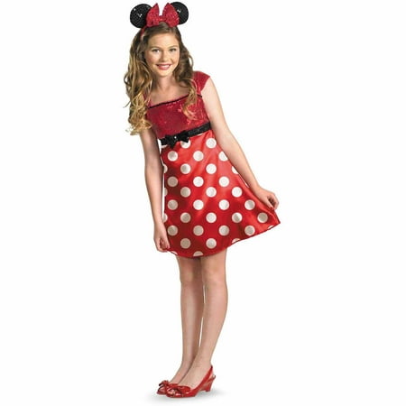 Disney Mickey Mouse Clubhouse Red Minnie Mouse Child Halloween Costume
