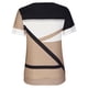 thumbnail image 5 of Blusa de camiseta informal con cremallera y estampado de manga corta con cuello en V de verano para mujer con estilo OAVQHLG3B Store lin121212, 5 of 5
