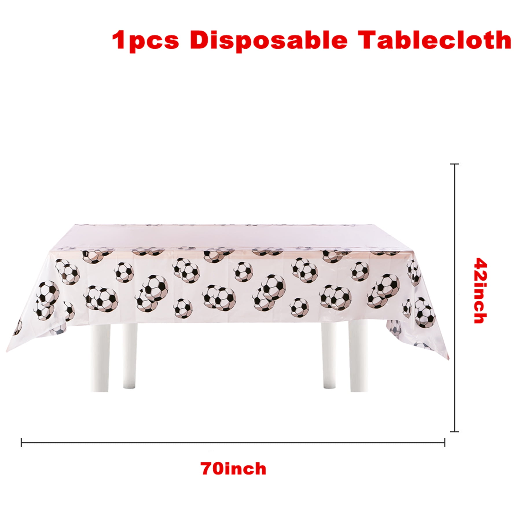 142 Pcs Soccer Games Sports Birthday Party Plates Napkins Soccer Party Supplies Tableware Paper Dinnerware Decoration for Birthday Party Baby Shower for Soccer Fans, Serves 20 Guests