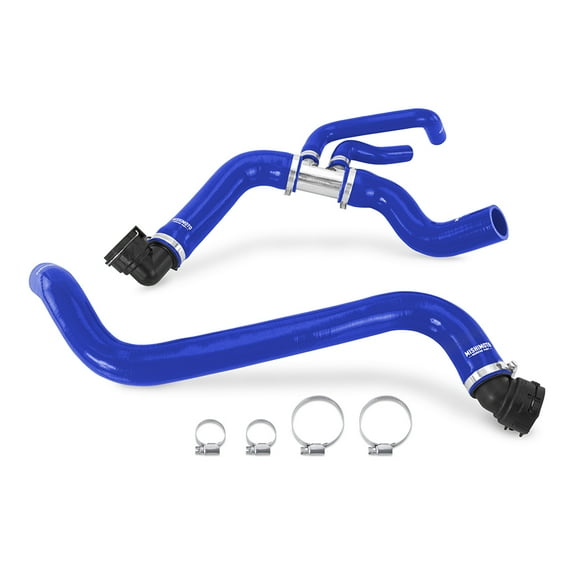 Mishimoto MMHOSE-F50-15BL Silicone Radiator Hose Kit, Compatible With 2015-2017 Ford F-150 5.0L V8, Blue