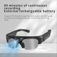 thumbnail image 4 of D 4k Wireless Bluetooth Smart Glasses,With Microphone, 4 of 5