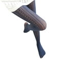 thumbnail image 1 of Aocisk Bas Collants pour Femmes Élégants Rétro Ajustés Transparents en Dentelle Sculptée avec Motif Chaussettes Collants pour Robe Bleu Marine Taille Unique, 1 of 4