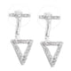thumbnail image 5 of Pendientes de triangulares de de imitación , pendientes colgantes, joyería de gota, 5 of 5